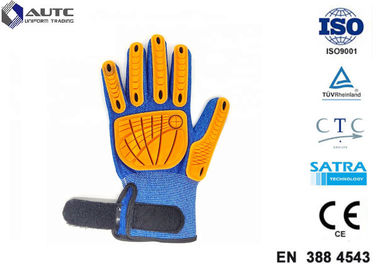 Metal Fitted Work PPE Safety Gloves Non Toxic Material Strong Grip Anti Slipping Palm