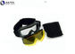 Spherical Military Style Sunglasses , Ballistic Shooting Glasses Elastic Headband Strap