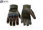 Full Finger Tactical Winter Gloves , Military Combat Gloves Washable Easy Cleaning