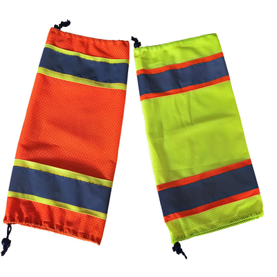 Highlight Reflective Dual Color Mesh Leggings