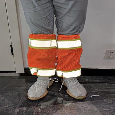 Highlight Reflective Dual Color Mesh Leggings
