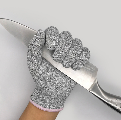Guanti di lavoro di sicurezza resistenti al taglio con rivestimento HPPE PU Livello 5 Guanti anti taglio per la costruzione
