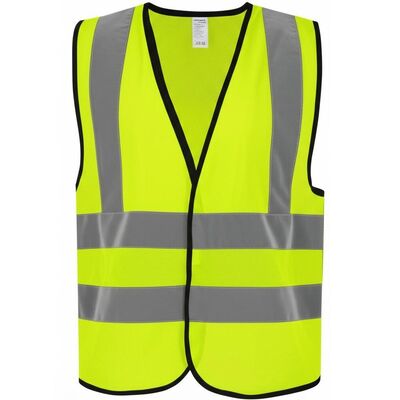 Gilet di sicurezza ad alta visibilità tipo Omniseal, gilet riflettente resistente per magazzini, cantieri, bordo strada e sicurezza stradale
